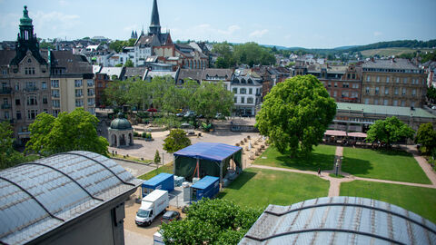 Ausblick auf den Kranzplatz