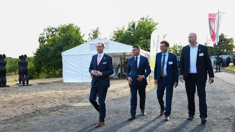 Ministerpräsident Boris Rhein in der Keltenwelt Glauberg zu 50 Jahre Wetteraukreis Ministerpräsident Boris Rhein in der Keltenwelt Glauberg zu 50 Jahre Wetteraukreis