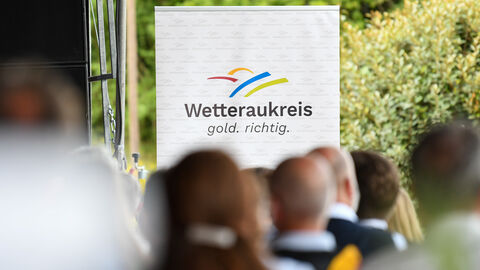 Ministerpräsident Boris Rhein in der Keltenwelt Glauberg zu 50 Jahre Wetteraukreis Ministerpräsident Boris Rhein in der Keltenwelt Glauberg zu 50 Jahre Wetteraukreis