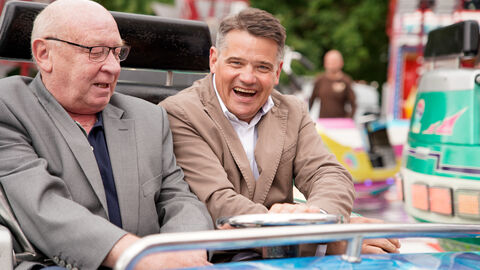 Ministerpräsident Rhein auf dem Ochsenfest in Wetzlar Ministerpräsident Rhein auf dem Ochsenfest in Wetzlar