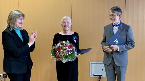 v. l . n. r.: Eva Kühne-Hörmann, Vera Brockhaus, Eckhardt Brockhaus